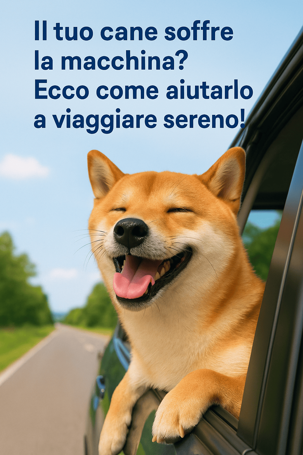 Il tuo cane soffre la macchina? Ecco come aiutarlo a viaggiare sereno!