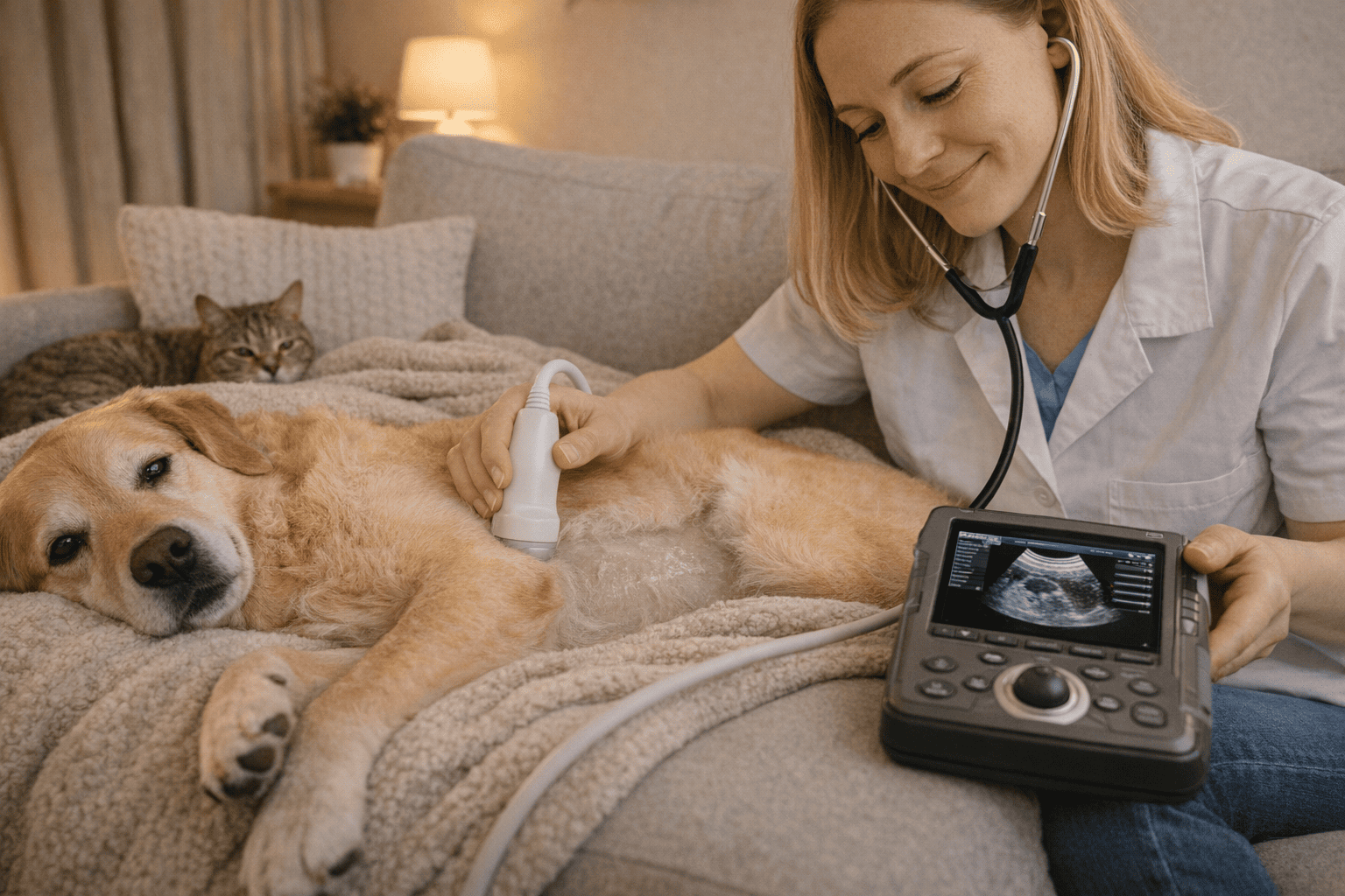 Ecografia cane a domicilio