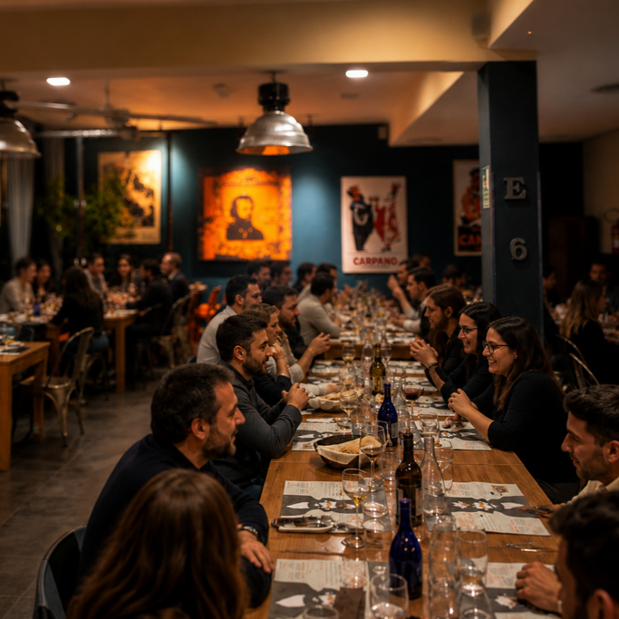 sala cena spaziale