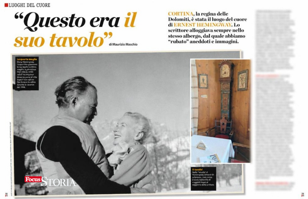 questo era il suo tavolo - hemingway e cortina questo era il suo tavolo - hemingway e cortina