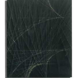Cattaneo-Radice CN 2007 piegature, acrilico su carta da spolvero, 42x35 cm