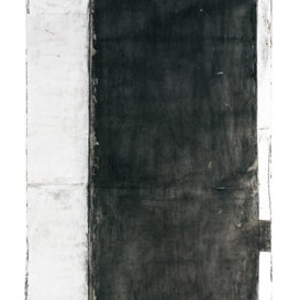 Purgatorio, la porta opaca 2002 carboncino e pigmento su carta 300x100 cm