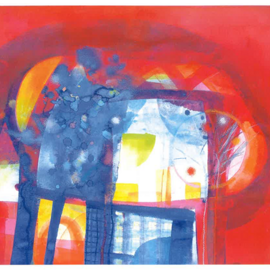Voices in the Sky, 2006 water color on paper, 56x76 cm