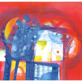 Voices in the Sky, 2006 water color on paper, 56x76 cm