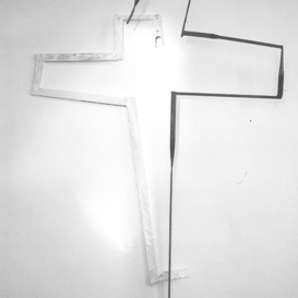 Ceroce, 2008 ferro smaltato e patinato 104x76x12 cm Ceroce, 2008 ferro smaltato e patinato 104x76x12 cm