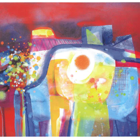 Easter Table, 2006 water color on paper, 56x76 cm
