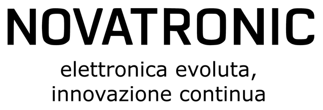 novatronic scritta+slogan nera fondo bianco
