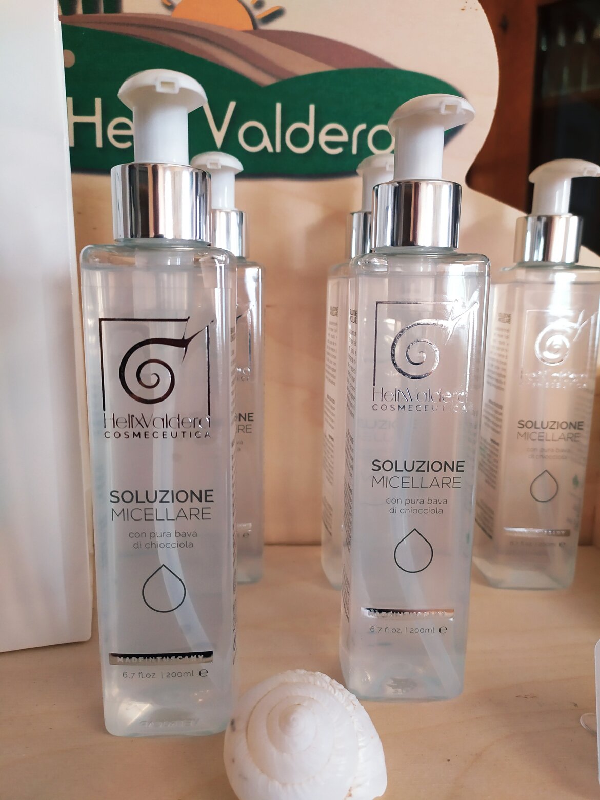 soluzione micellare con bava di chiocciola