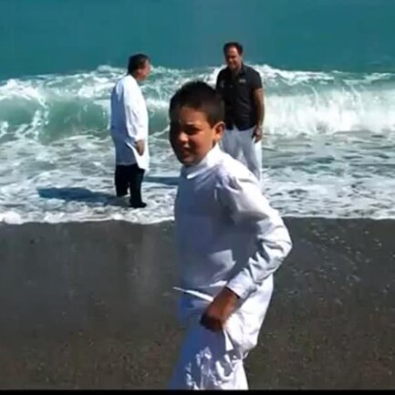 Giovanni Marino Battesimo in acqua