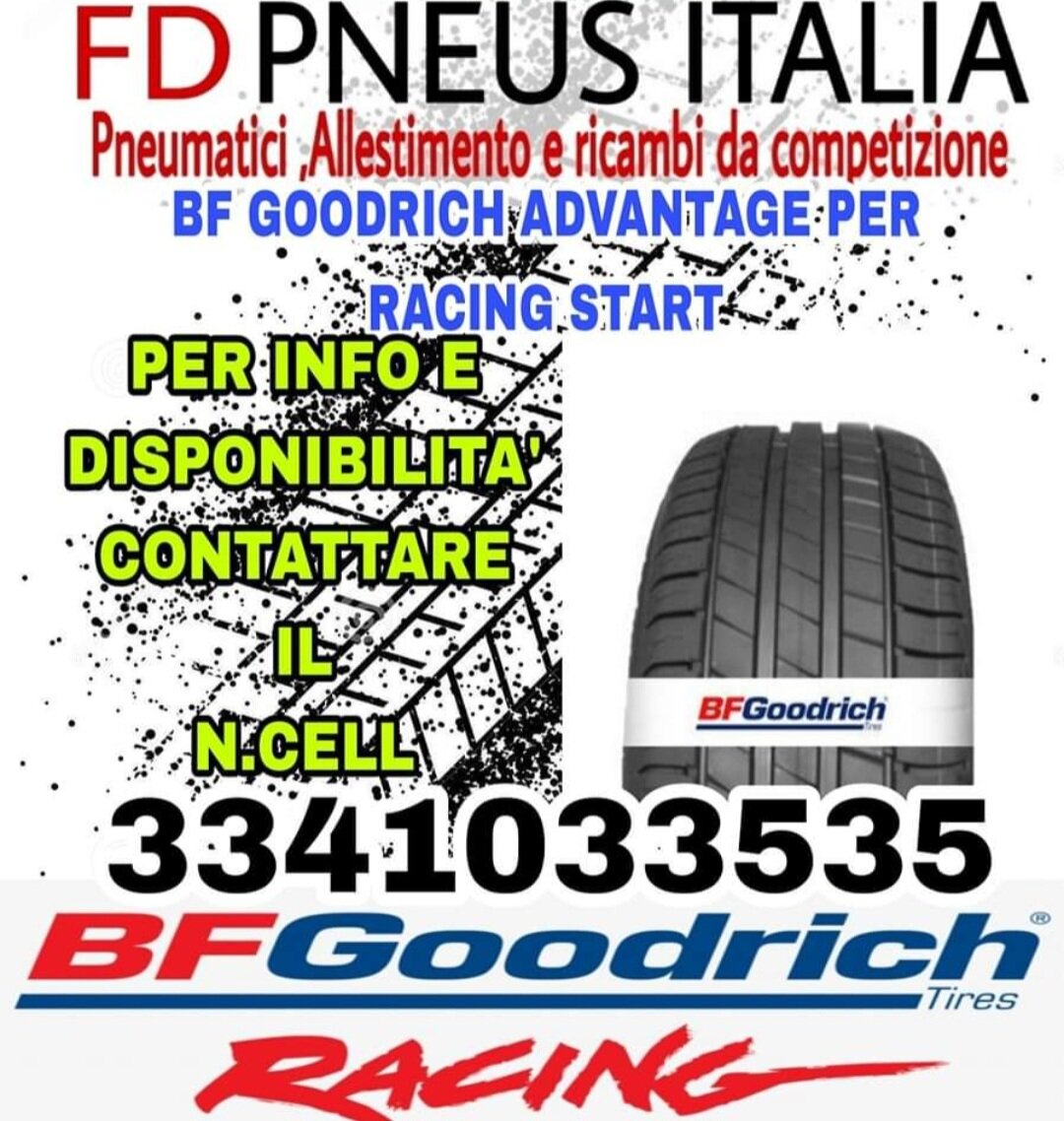 FD PNEUS ITALIA CONFERMA IL PROPRIO IMPEGNO NELLA FORNITURA PNEUMATICI PER LE RACING START
