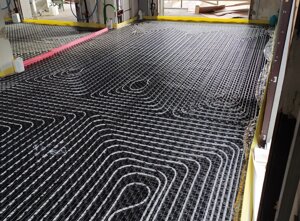 impianto a pavimento radiante