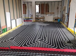 impianto a pavimento radiante