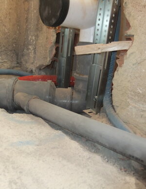 impianto scarico in PP