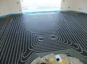 impianto a pavimento radiante