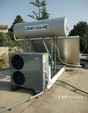 pompa di calore per riscaldamento e raffrescamento