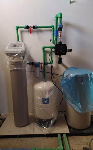 trattamento acqua con addolcitore