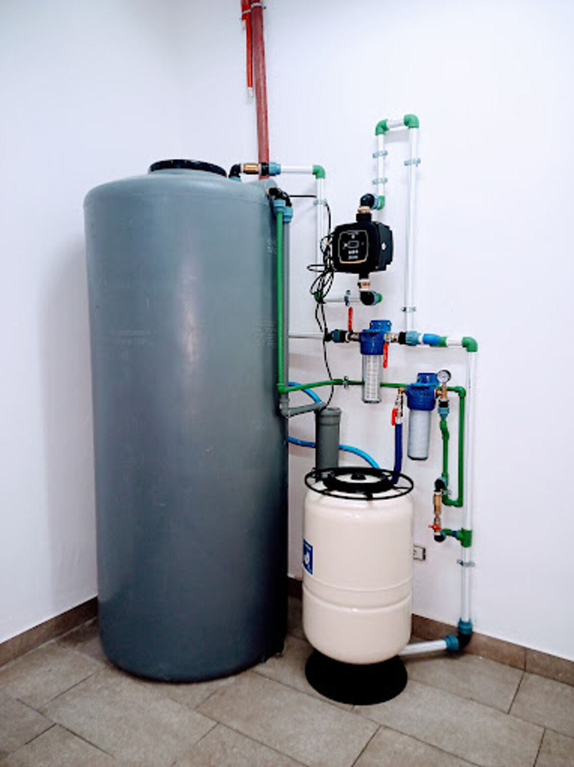 locale tecnico pressurizzazione