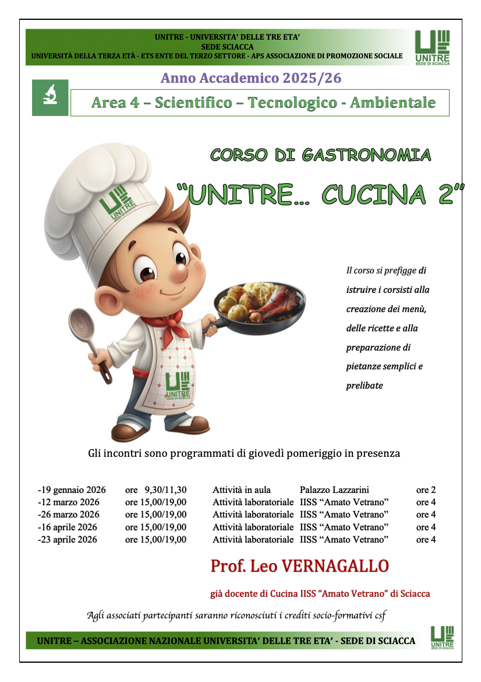 corso di cucina vernagallo a.a. 2025-26 corso di cucina vernagallo a.a. 2025-26