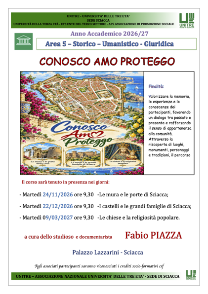 locandina conosco amo proteggo piazza 26-27 locandina conosco amo proteggo piazza 26-27