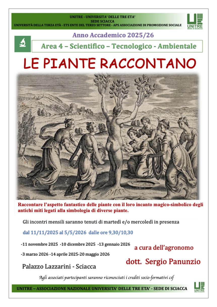 le piante raccontano 2025-26