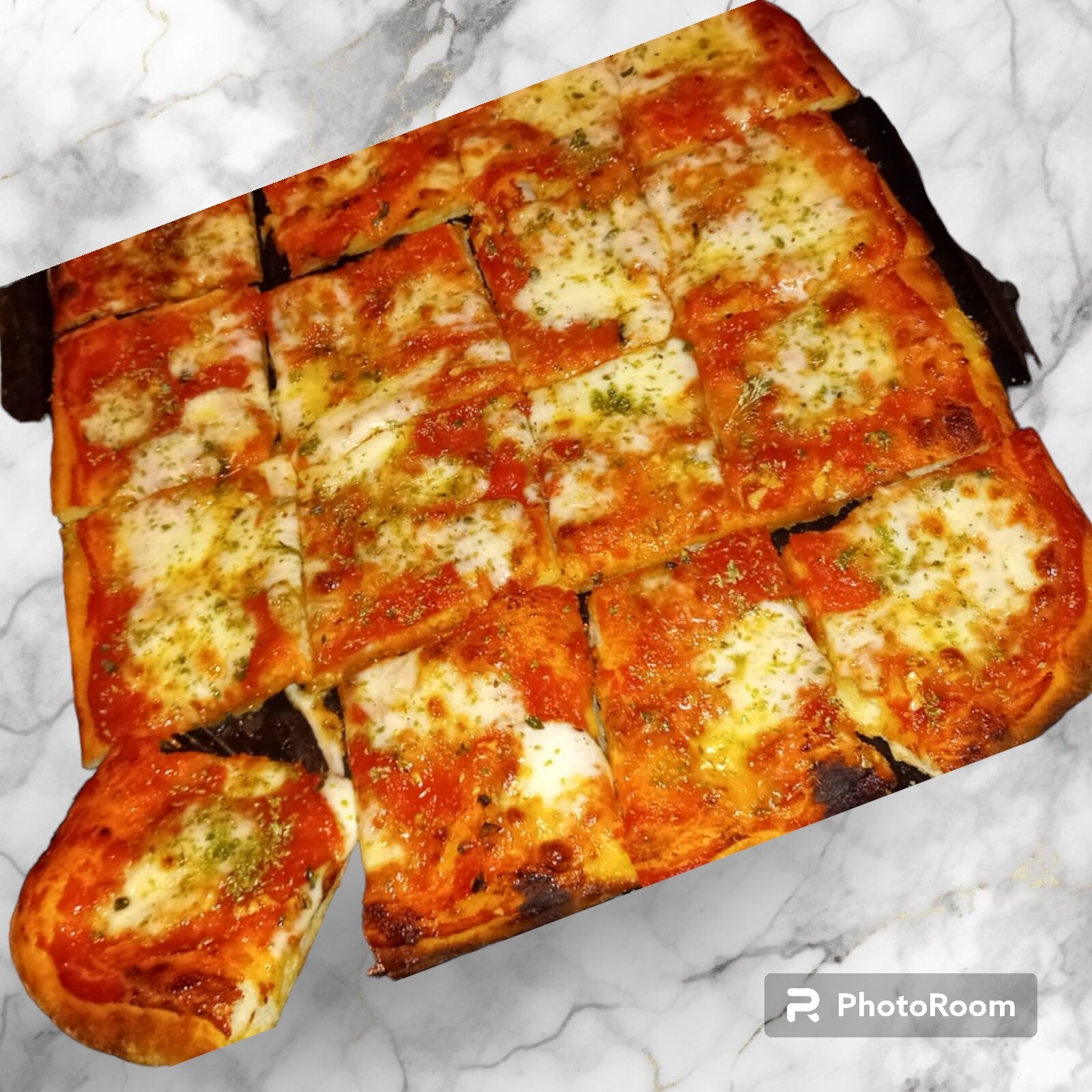 Pizza in teglia