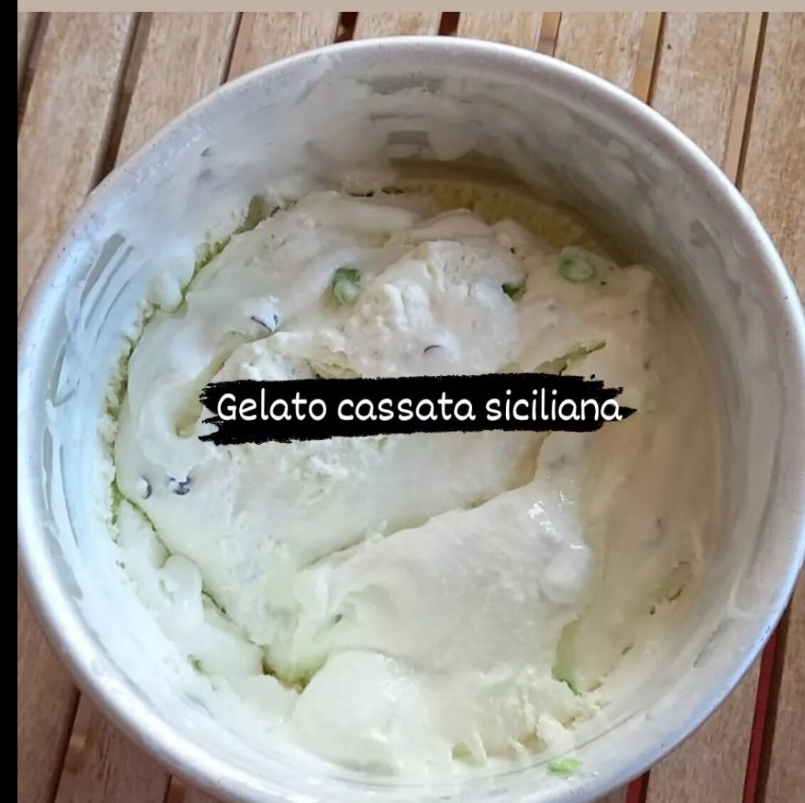 Gelato alla Cassata Siciliana