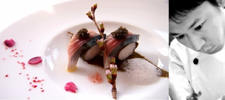 Filetto di Sgombro Confit "Sakura" - Keiichi Hashimoto