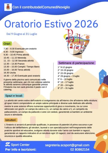 oratorio estivo noviglio 2026 informazioni complete.jpeg