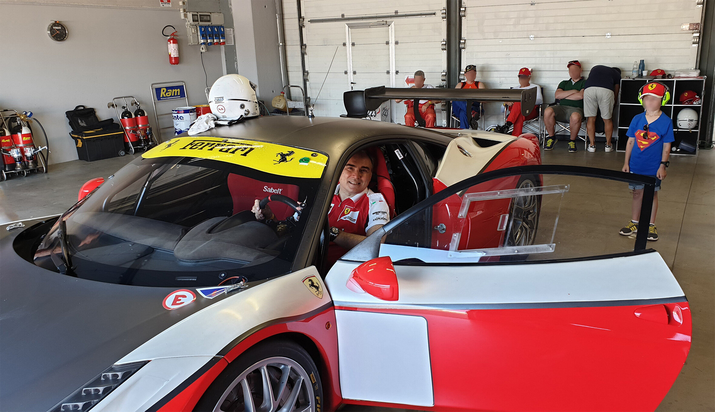 Pista Adria, Test drive con clienti. FERRARI 458 Challenge 25/06/2019
