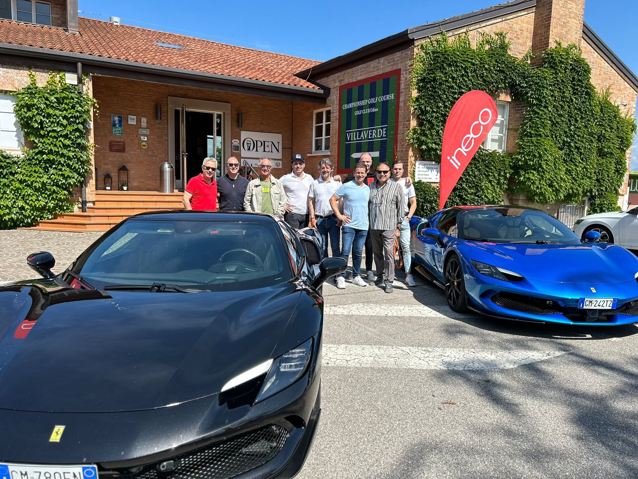 Test Drive 296 GTB e 296 GTS con piloti ANDREA AGHINI e FABIO MANCINI c/o Golf Club Fagagna 26/05/2023