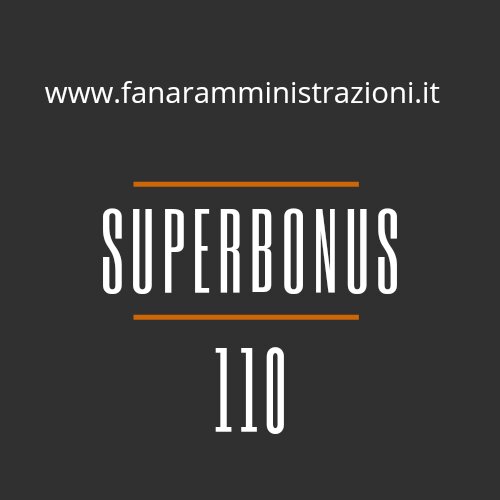 Superbonus 110%