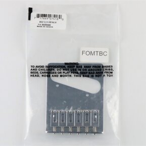 Mezzo Ponte Con Selle Compensate Per Fender Telecaster | Chitarra Elettrica Cromata GuitarMadness 803173492432