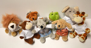 STAMPA SU MINI T-SHIRT PUPAZZI