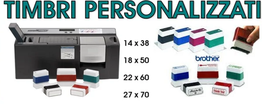 TIMBRI PERSONALIZZATI AUTOINCHIOSTRANTI