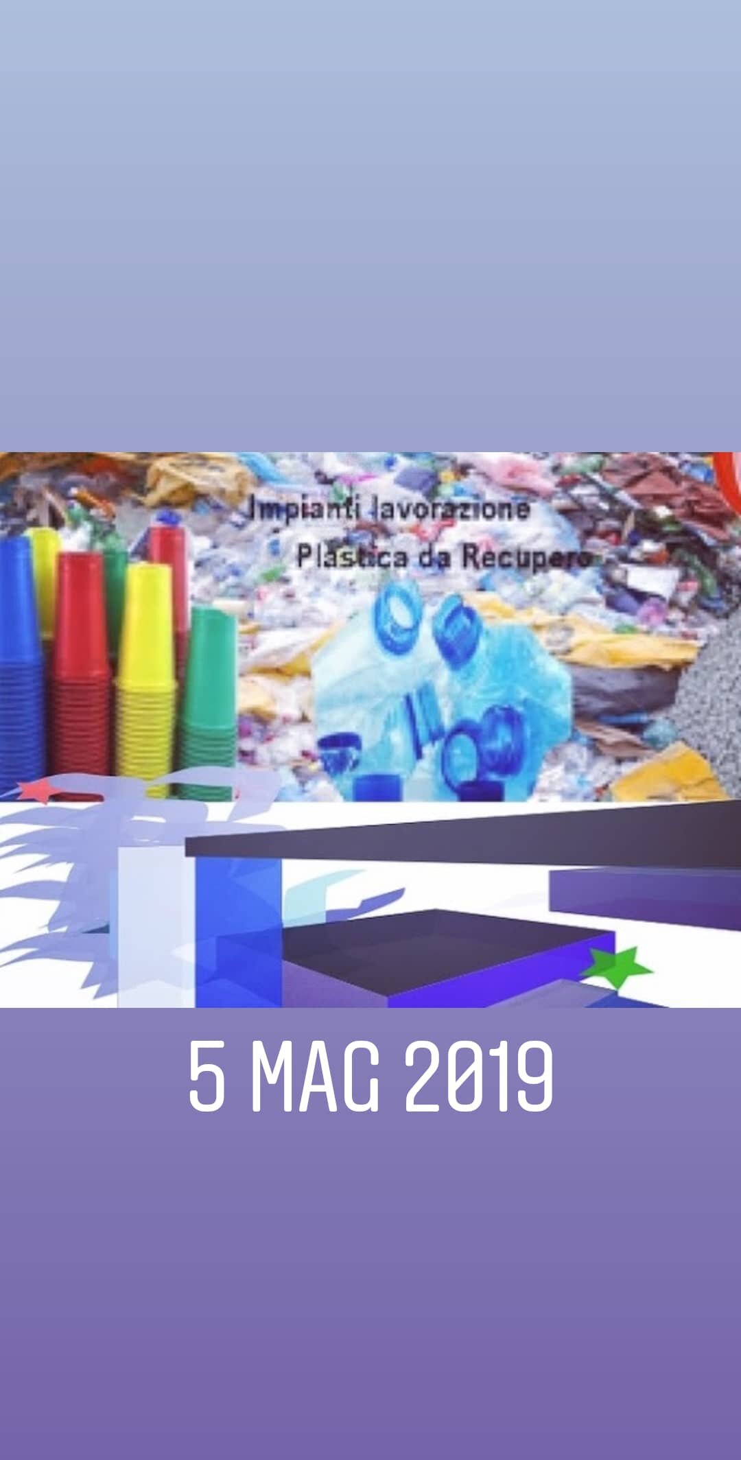 Impianti lavorazione plastica da recupero