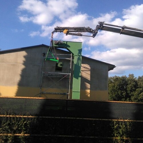 Trasportatore per cippato di legno