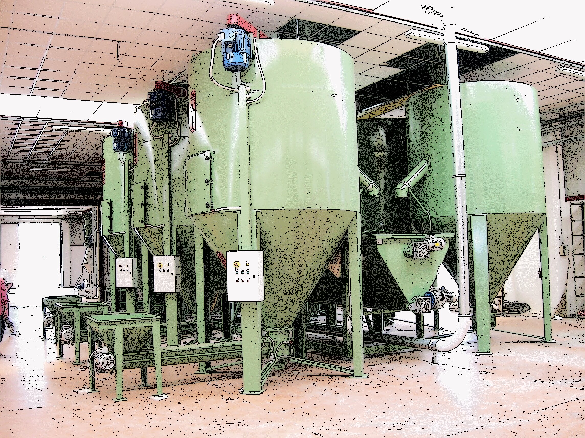 Produzione silos miscelatori