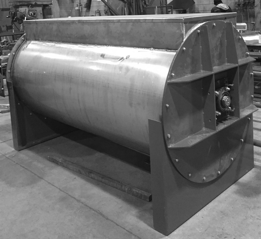 Miscelatore Orizzontale ad Aspo Concentrico Miscelatore Orizzontale ad Aspo Concentrico