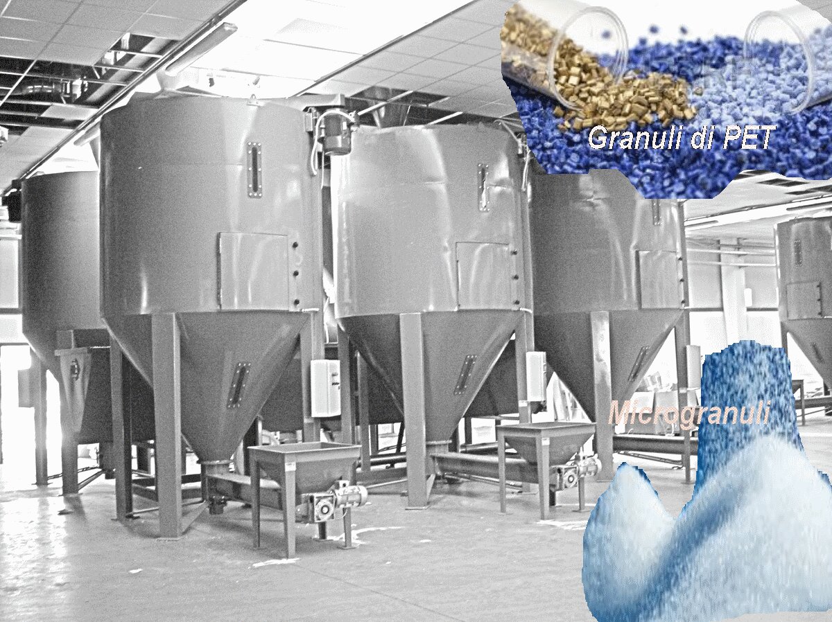 Silos Miscelatori per Macinato di Polimeri