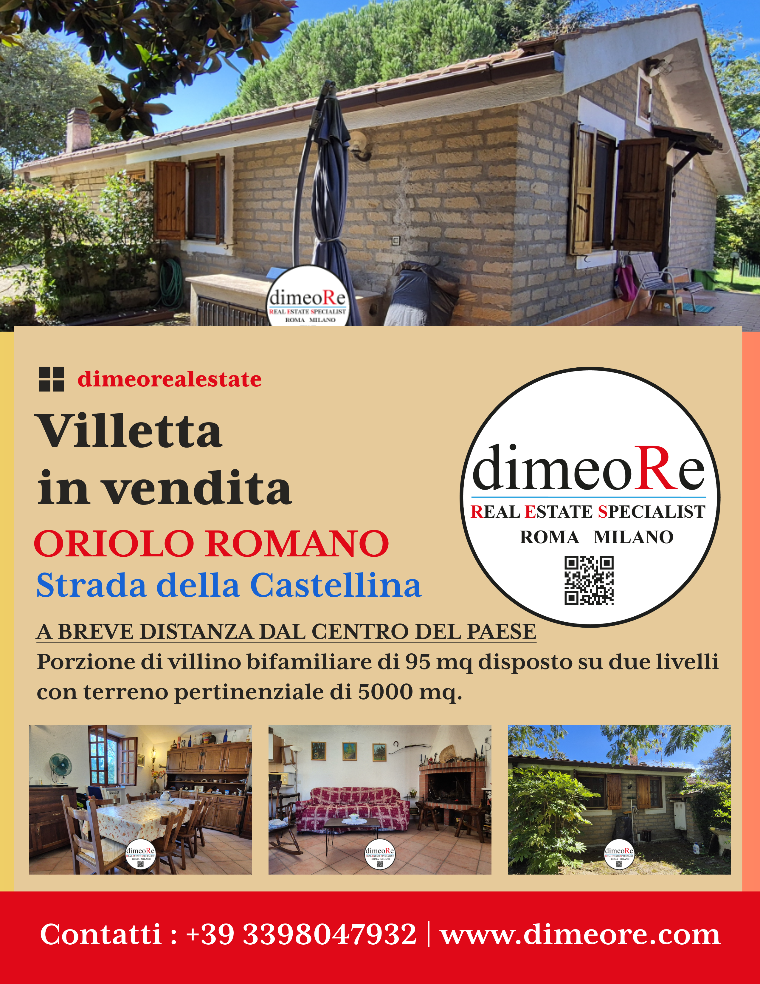vendita villa oriolo romano