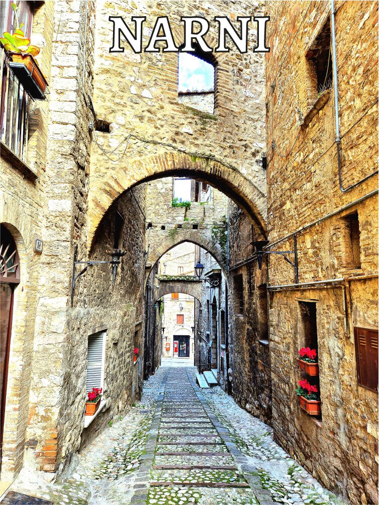 Narni - Una gita fori porta a soli 110 km da Roma - Borgo medioevale umbro