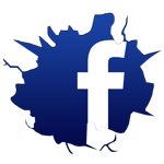 cracked-facebook-logo