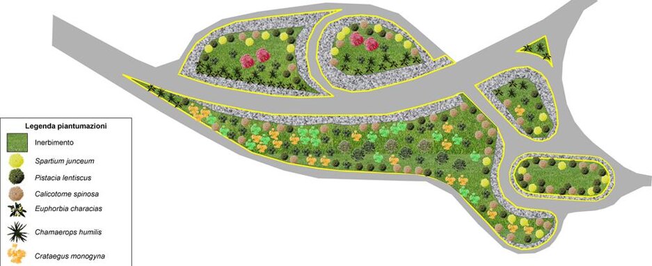 progettazione verde Svincolo autostradale