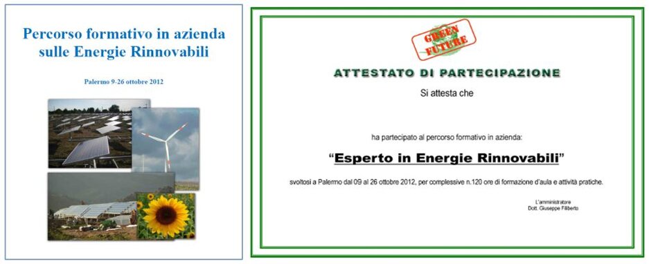 Corso espperto energie rinnovabili