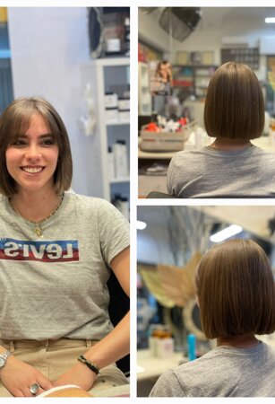 short bob , caschetto