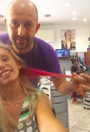 SELFIE CLIENTE ANDREA E NICOLA PARRUCCHIERI BO