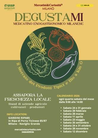 locandina mercatino uisp degustami milano 2026 locandina mercatino uisp degustami milano 2026