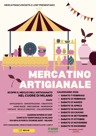 locandina mercatino uisp milano artigianato collezionismo mercatiniecuriosita assopromoarte 2026 locandina mercatino uisp milano artigianato collezionismo mercatiniecuriosita assopromoarte 2026