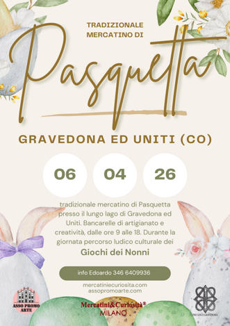locandina mercatino pasquetta gravedona ed uniti assopromoarte mercatiniecuriosita 2026 locandina mercatino pasquetta gravedona ed uniti assopromoarte mercatiniecuriosita 2026