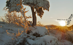 Tramonto a tana d'Orso
